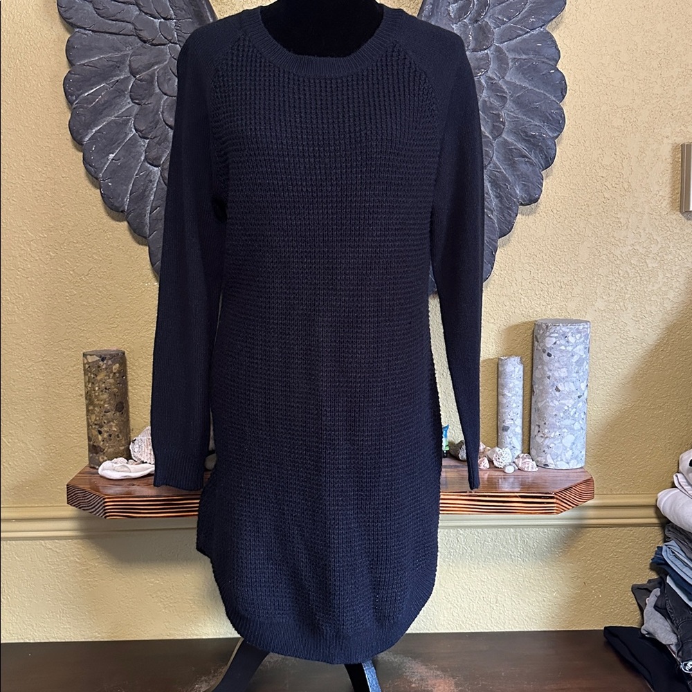 George Black Knit Sweater Dress